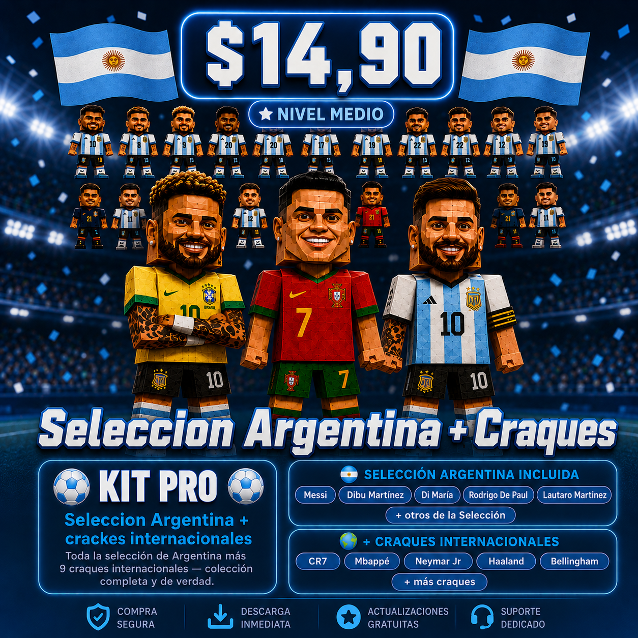 Kit Pro - Selección + Cracks Internacionales
